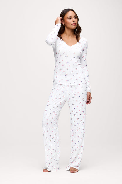 Sweetheart Pajama Top | Rosette