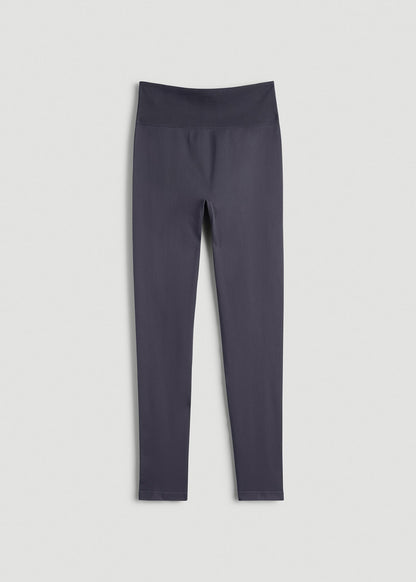 Compression Training Leggings for Tall Women in Periscope Grey