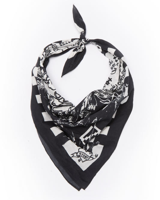 DEATH MACHINE BANDANA BLACK