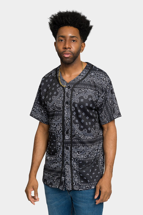 Bandana Paisley Baseball Jersey
