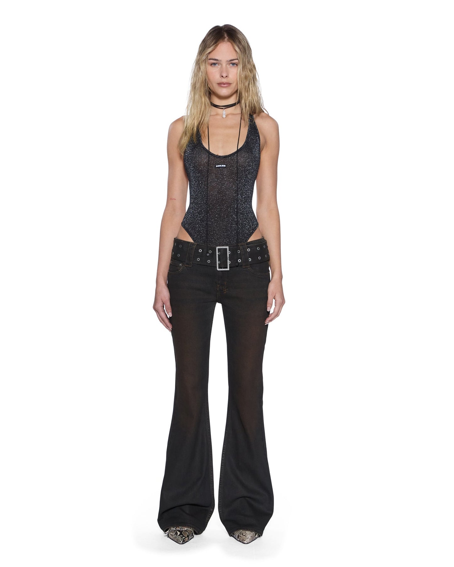 LARA BODYSUIT SILVER