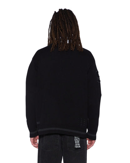 PLAYOFF CARDIGAN BLACK