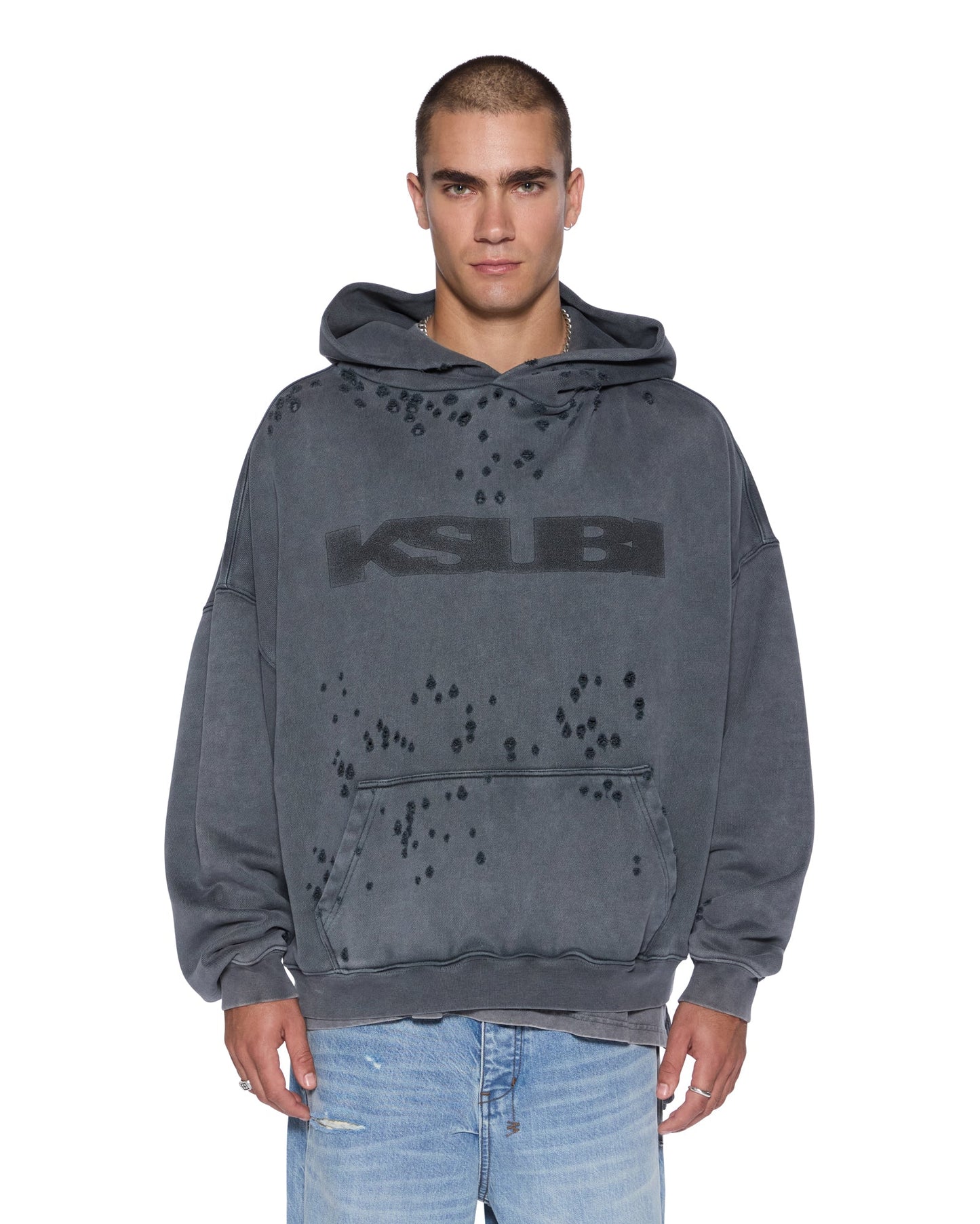 BLASTED EKCESS HOODIE RHINO