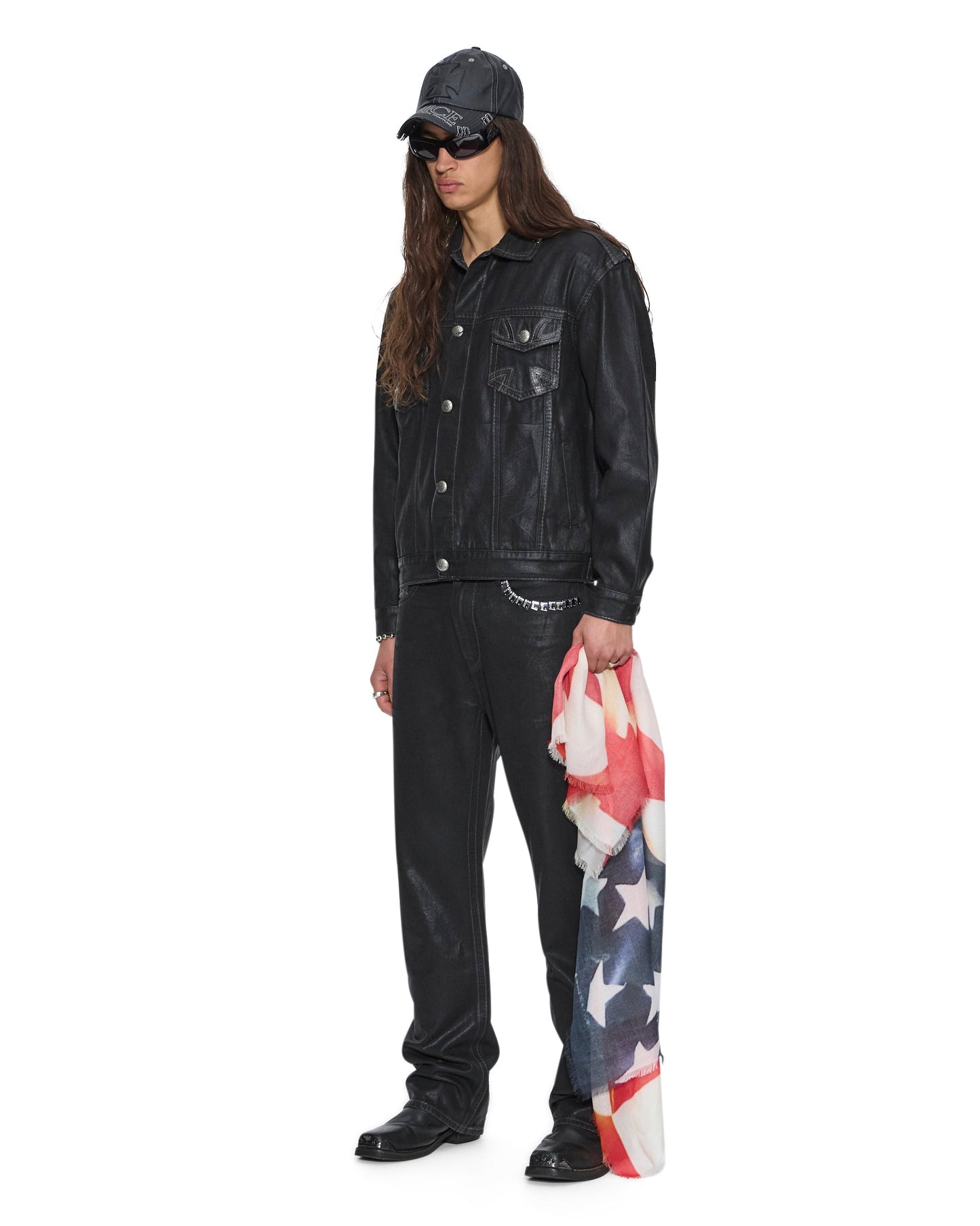 KSUBI X ALICE HOLLYWOOD OH G JACKET BLACK WAX