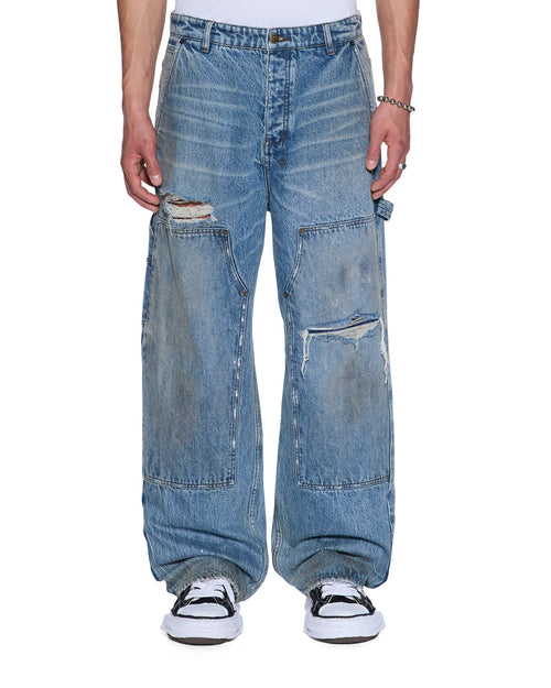 OPERATOR PANT 70'S BLUE