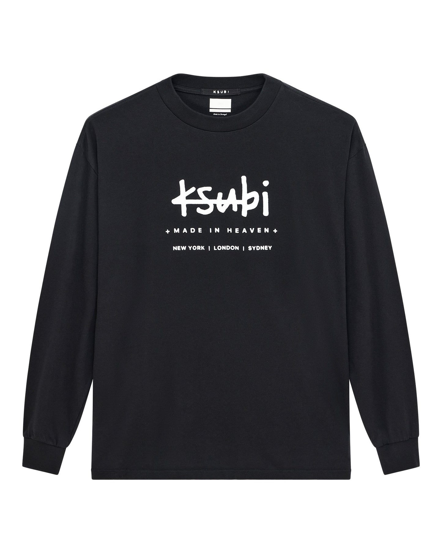 PLATED LS TEE BLACK