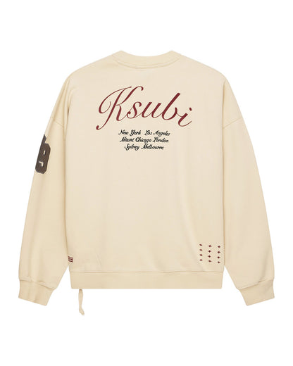 PLAYOFF EKCESS CREW NECK DUSTY DESERT