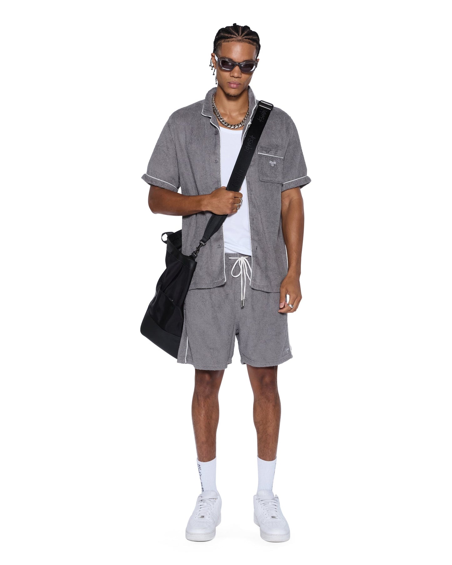 LOUNGE SHORT CHARCOAL