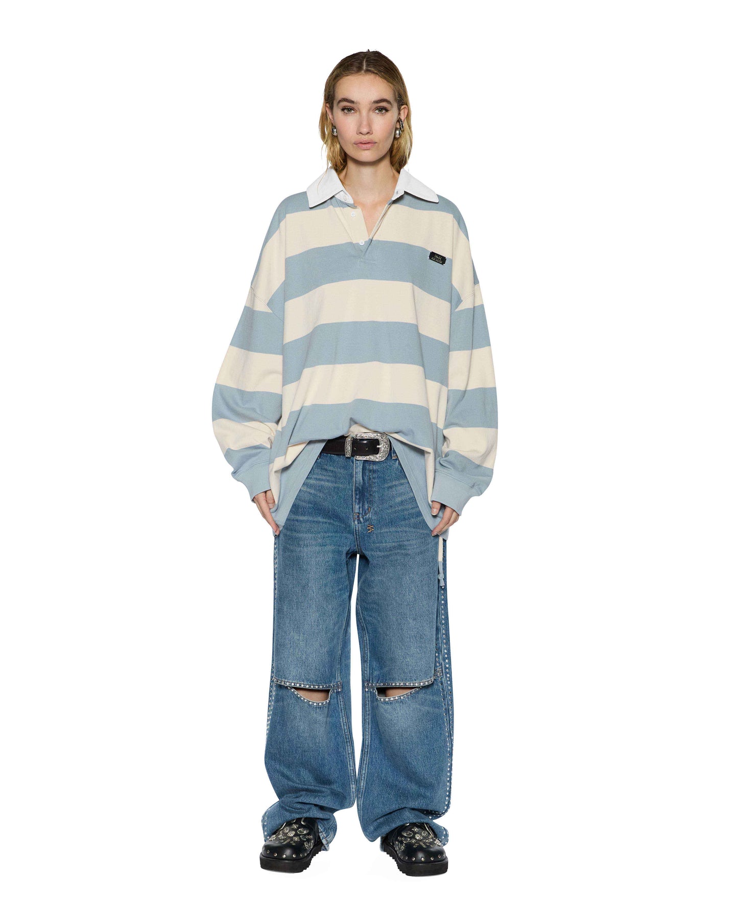 LOW RIDER TEXAS BLUE STUDDED