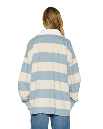 RUGGED RUGBY JERSEY BLUE STEEL BONE