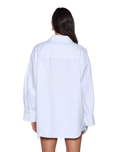 ASTRA LS SHIRT WHITE OXFORD
