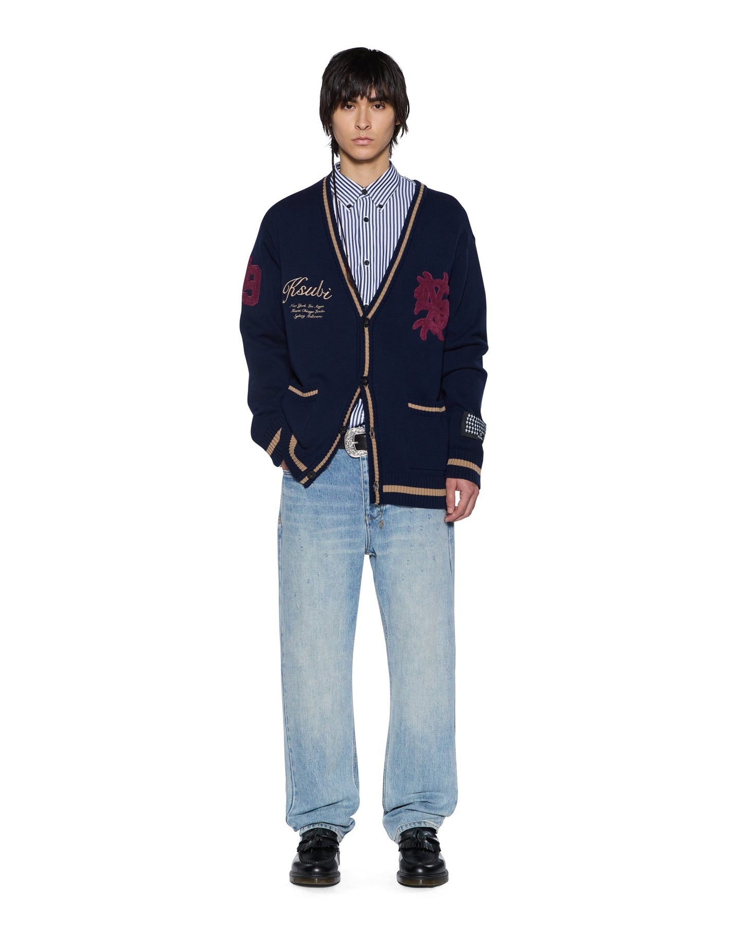 PLAYOFF CARDIGAN NAVY