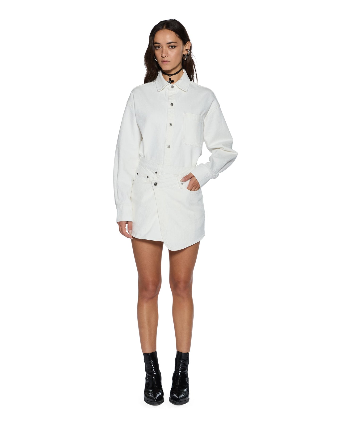 RAP SKIRT CURVE ECRU