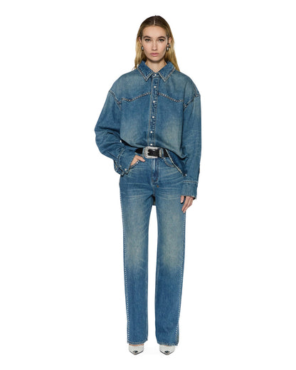 PLAYBACK TEXAS BLUE STUDDED