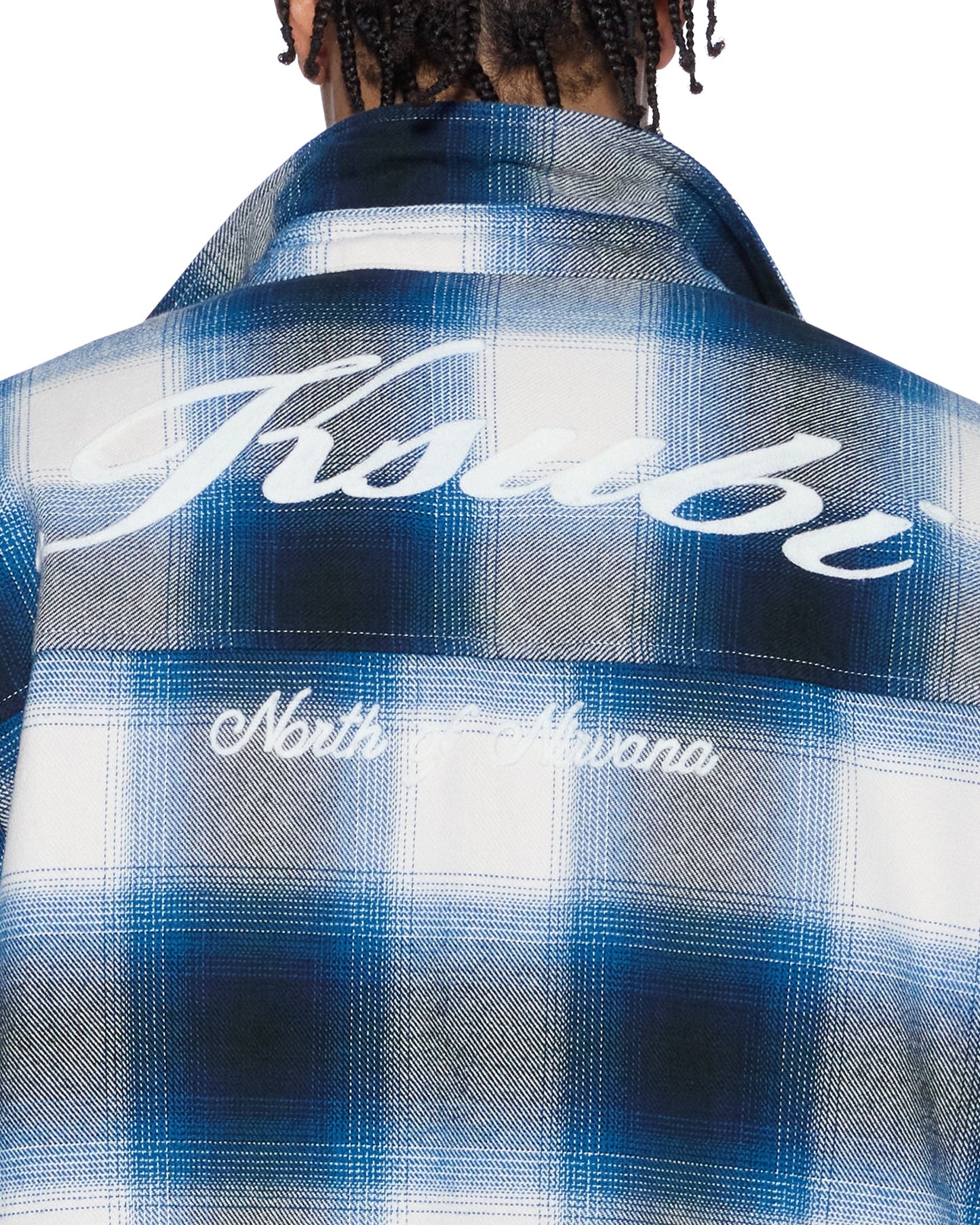 ROSEBOWL LS SHIRT SALTED BLUE