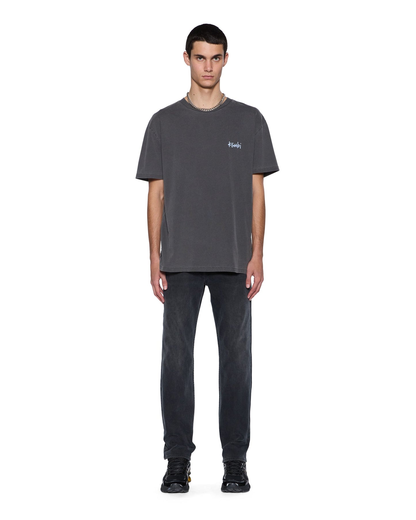 ALL DAY BIGGIE SS TEE CHARCOAL