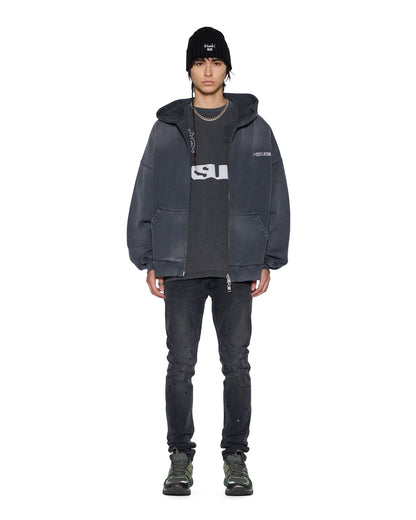 RUGGED EKCESS SS TEE BLASTED BLACK