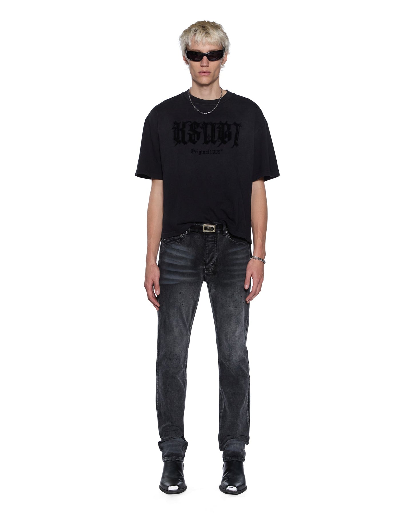 KSTUDIO HALEN SS TEE BLACK FADE