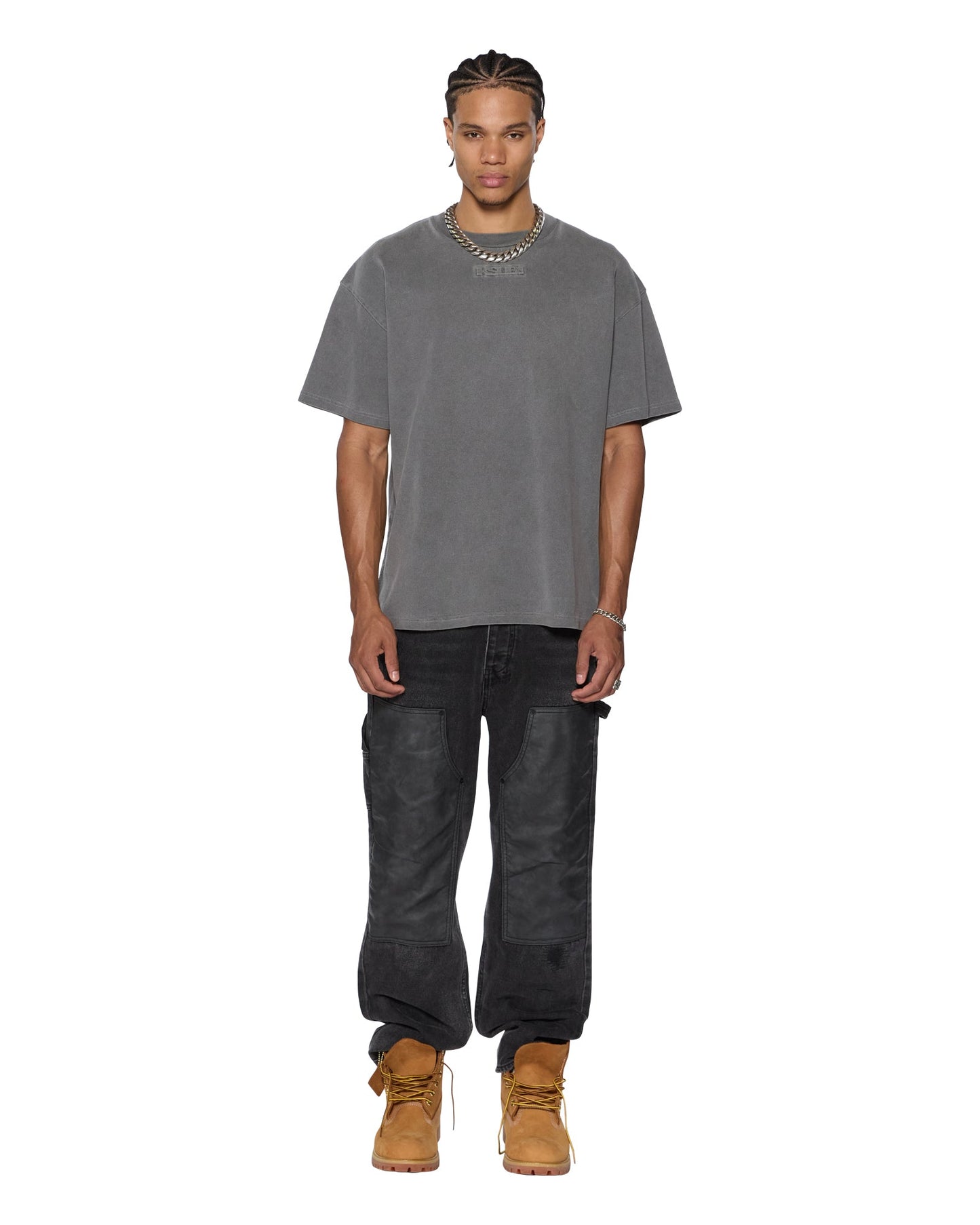 INTRUDER EKCESS SS TEE CHARCOAL