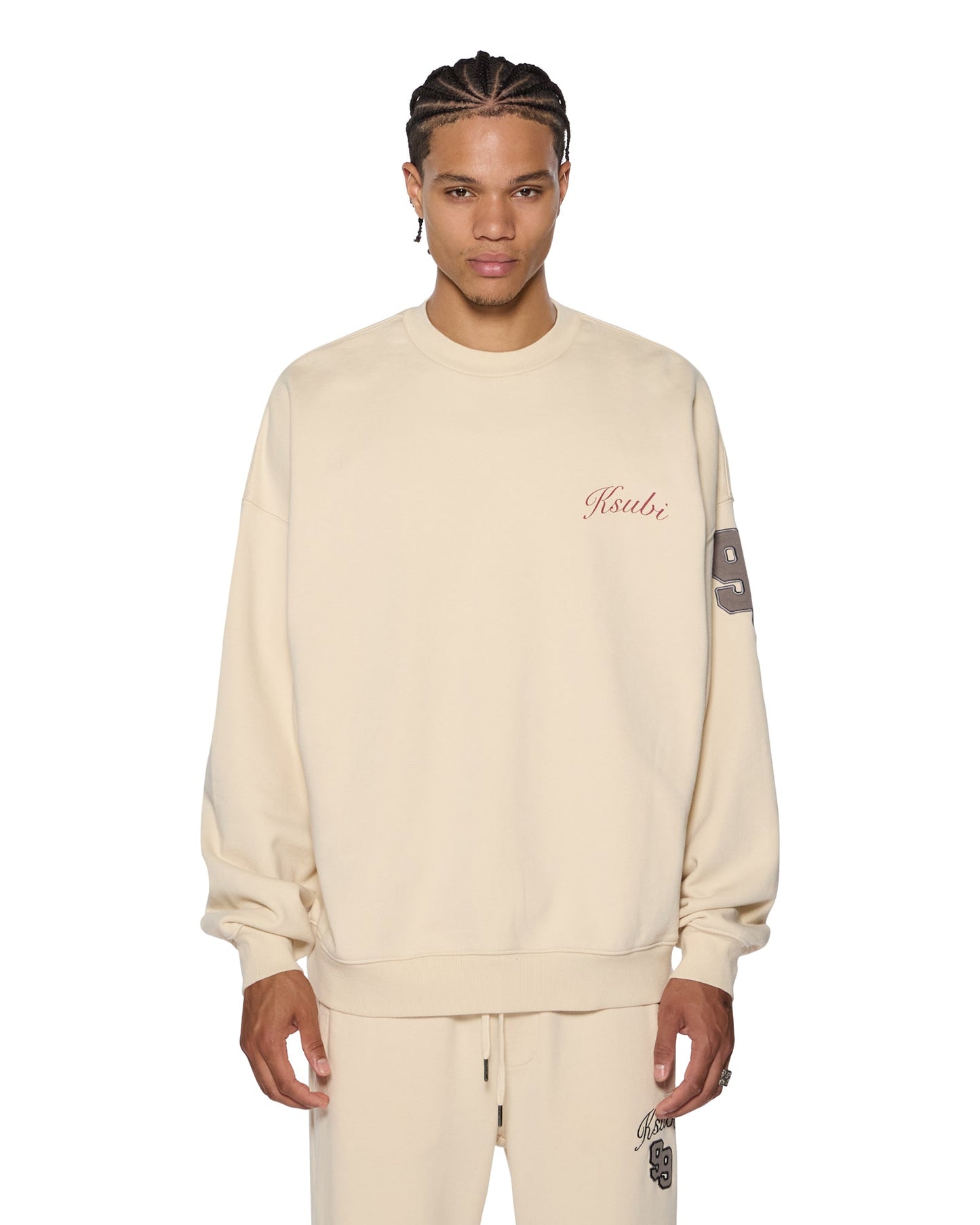 PLAYOFF EKCESS CREW NECK DUSTY DESERT