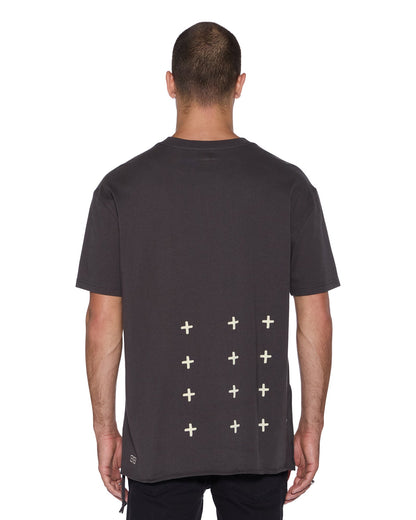 SALUD BIGGIE SS TEE FADED BLACK