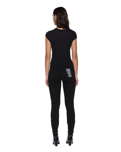 STAPLE SS TEE BLACK SHEER